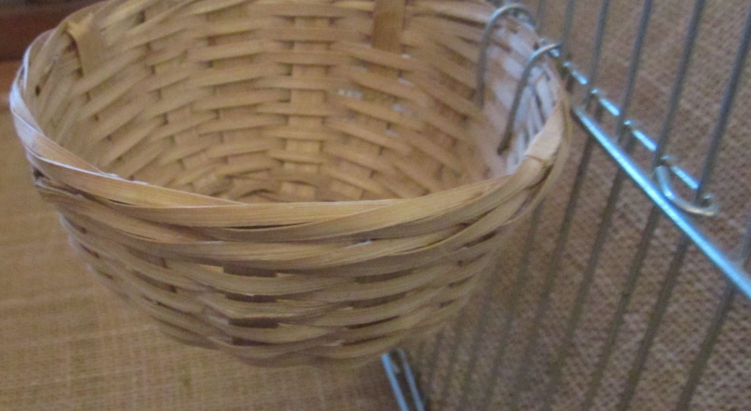 12 x wicker canary nest pans