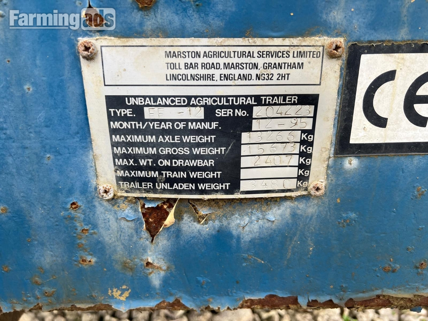  Other ACE 12 12 TON TRAILER Trailer