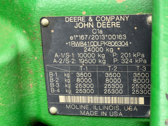 John Deere 8RX 410 (2023) Tractor