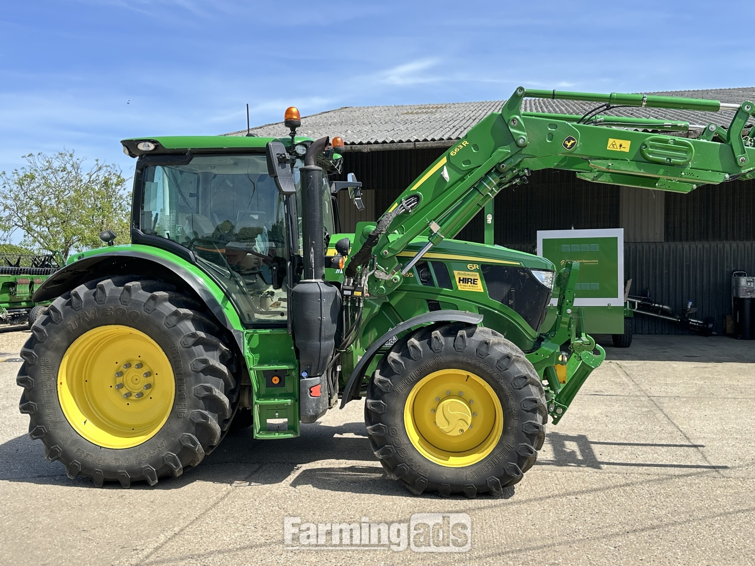 John Deere 6R 155 (2023) Tractor - {CATEGORY}