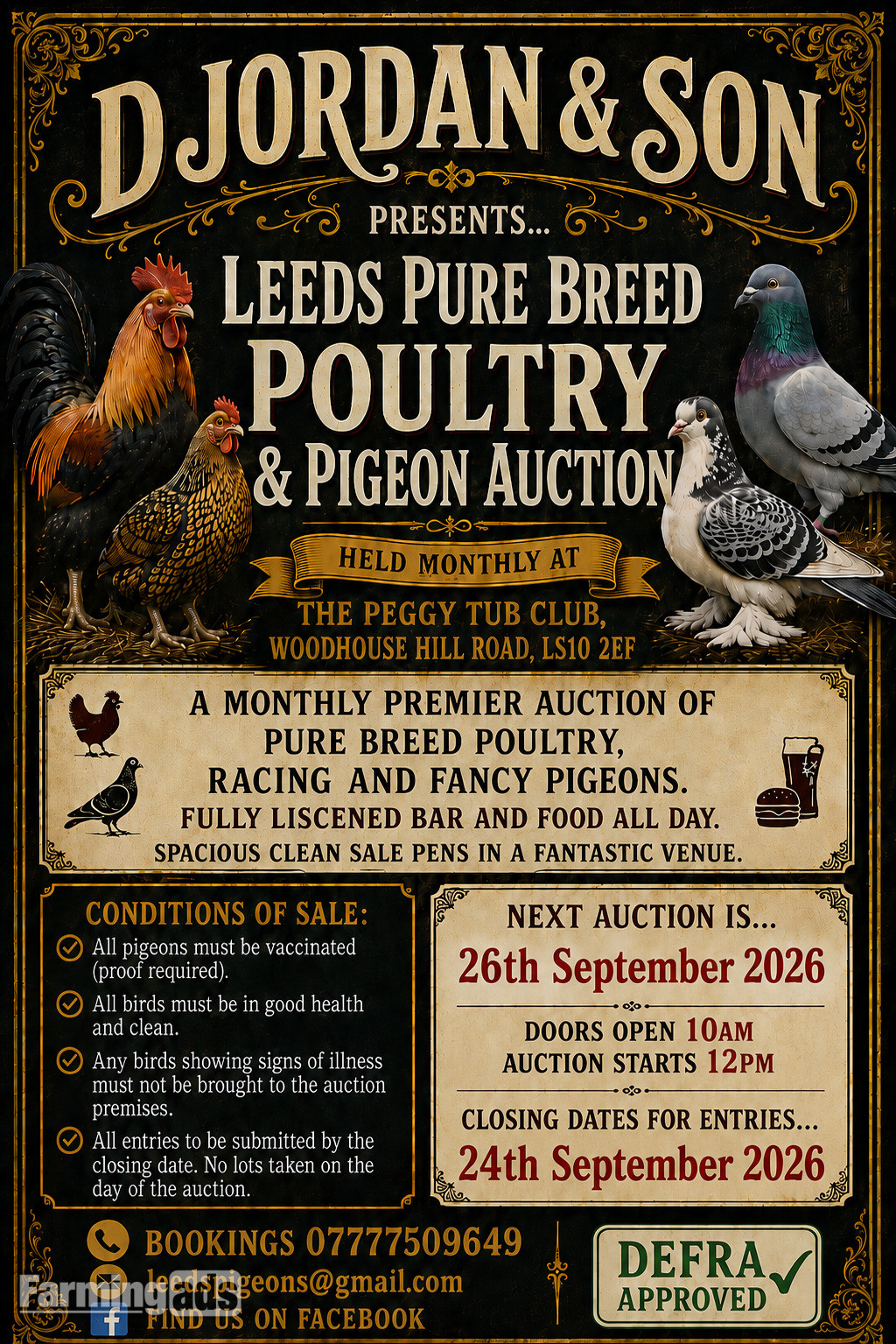 Leeds Pigeon Auction