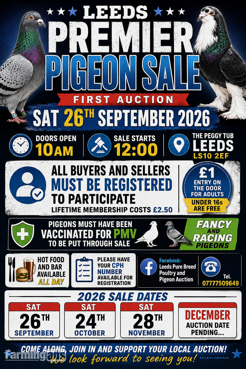  Leeds Pigeon Auction