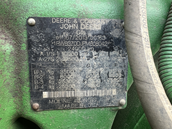 John Deere 8RX 370 (2023) Tractor