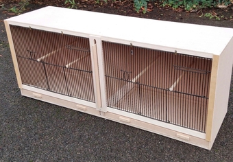 6x Double Breeder Cages 3FT &amp; 3 Treble Breeder Cages 4FT