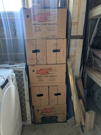 Automatic Clay Pigeon Trap with Trolley + ~2,000 Clays